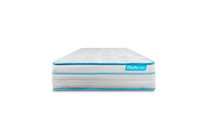 Ensemble Matelas Sommier 90x200 cm - Sommier Gris (déjà monté) - Bodyzone+