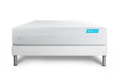 Ensemble Matelas Sommier 180x200 cm - Sommier Blanc (en kit) - Biocare