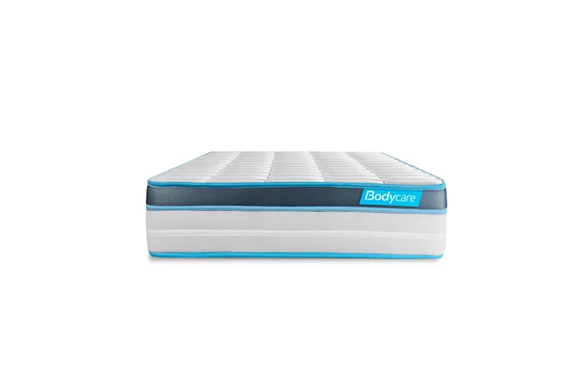 Ensemble Matelas Sommier 90x190 cm - Sommier Blanc (déjà monté) - Perform